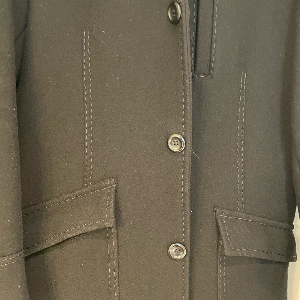 Black H&M 55% Wool shell blend trench coat - size 40R men’s